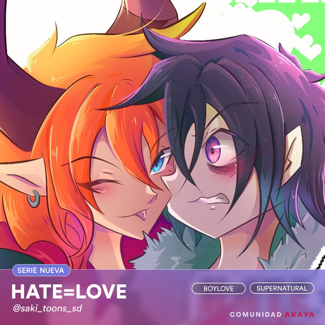 AkayaMedia's tweet photo. ⭐Series NUEVAS que llegaron a la Comunidad AKAYA⭐

¡Sigue a los artistas! 👇
HATE=LOVE - @SakiToons
RST - @walterleguiza14
Debo Despertar - @yatocrow

#Akaya #webcomicartist #acción #shonen #fantasia #boylove #romance https://t.co/WW7JkT6MxG