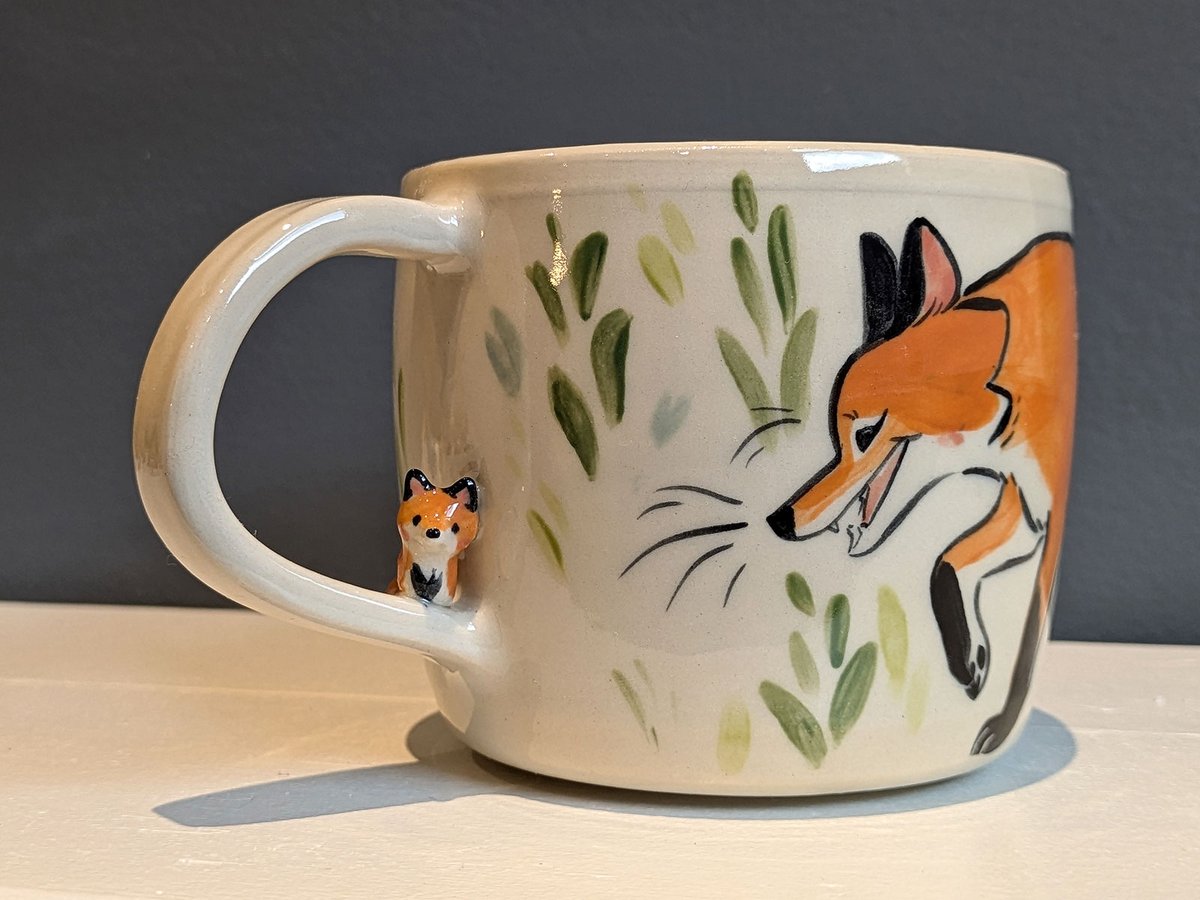 _kness's tweet photo. Fox Mug 🦊 https://t.co/ssDBYWqxOg