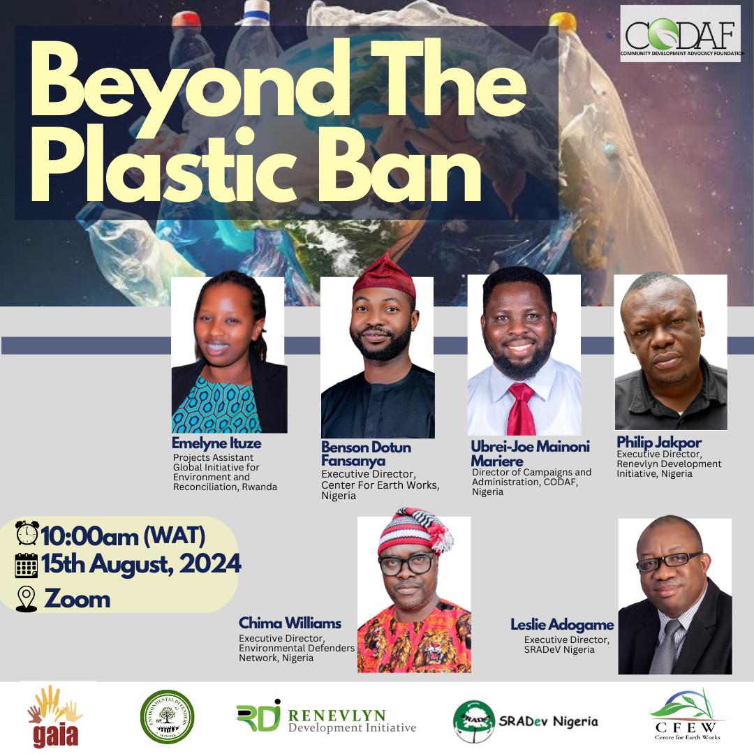 Join our webinar, "Beyond The Plastic Ban," on August 15, 2024, at 10 AM WAT, for a deep dive into sustainable solutions beyond single-use plastics. 
Register here 👇👇👇
us06web.zoom.us/meeting/regist…
<a href="/BoellStiftung/">Heinrich-Böll-Stiftung</a> <a href="/Global_Witness/">Global Witness</a>