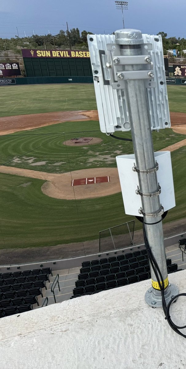 AWRE_Sports's tweet photo. Welcome @ASU_Baseball to AWRE ⚾️!

@williebloom’s program will now have 6+ of everything that happens at their iconic ballpark!

Automated Highlights ✅ 
Player Development ✅ 
Instant Replay✅ 
Six-Angle Live-Stream ✅ 

No wonder why the Sun Devils are nicknamed #MLBU 😎! https://t.co/Pc5t3a8Xci