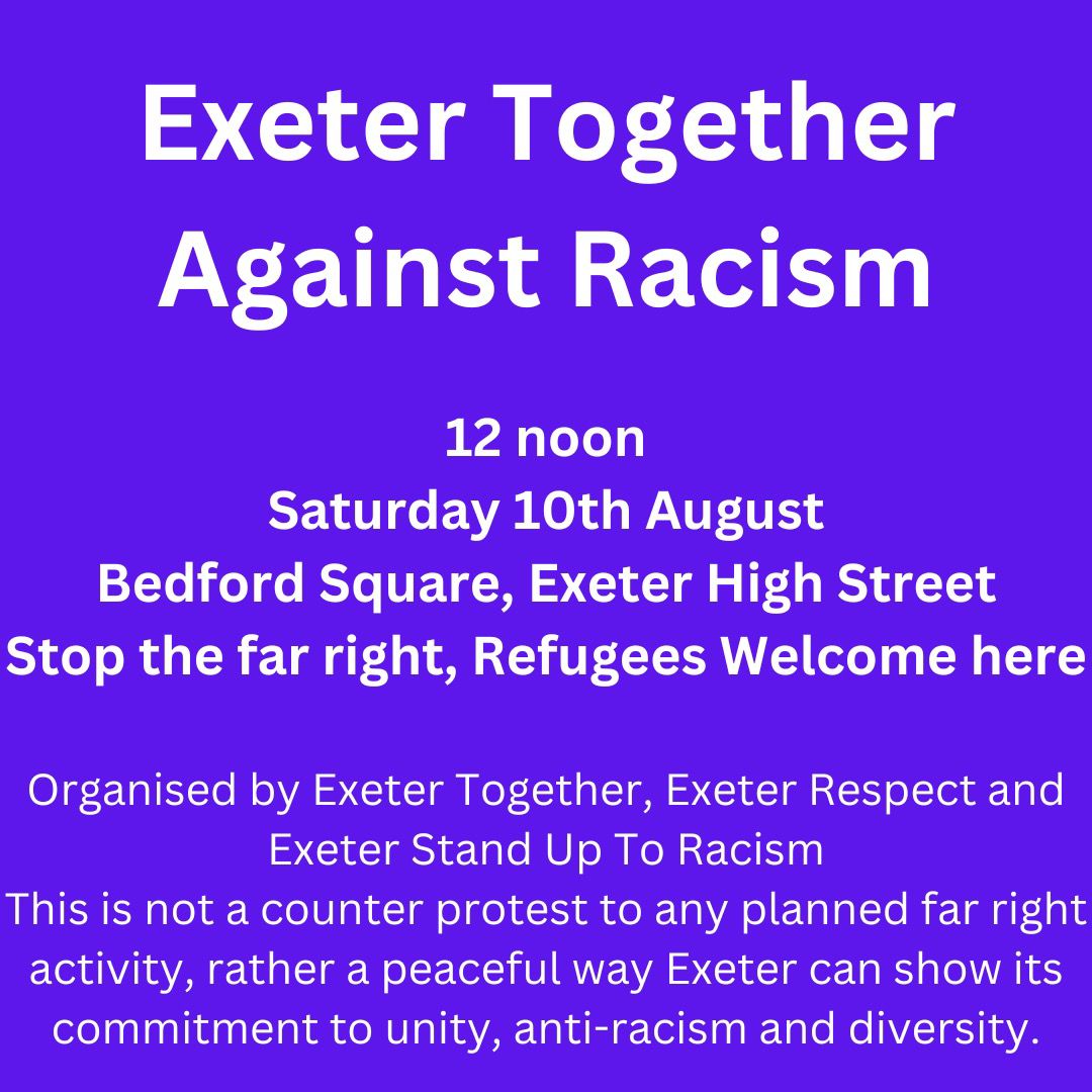 Look forward to seeing you in Bedford Square on Saturday.