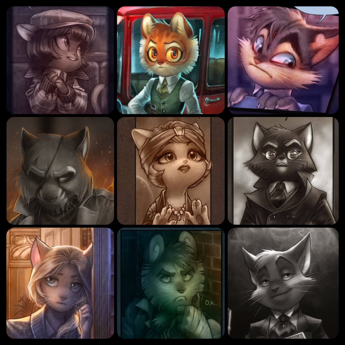 Happy International Cat Day Lackadaisy Cats!!!😺💛♣️

Ft. <a href="/DailyR0cky/">✨️🧨🎻 Daily Rocky! 🎻🧨✨️</a>, <a href="/Daily_Freckle/">🧡Daily Freckle🧡 (Paused)</a>, @dailymitzimay, <a href="/dailymordecai/">𝘋𝘈𝘐𝘓𝘠 𝘔𝘖𝘙𝘋𝘌𝘊𝘈𝘐</a>, <a href="/DailyVikt0r/">Daily Viktor Vasko</a>, <a href="/RockNerd2023/">Daily Wick Sable</a> and <a href="/NicodemeDaily/">DailyNicoSavoy(paused)</a>! 

#Lackadaisy #InternationalCatDay