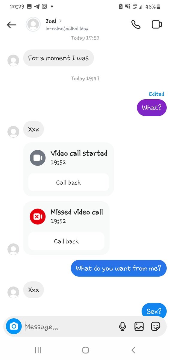 Spooky13Susan's tweet photo. Some dude started texting me all sorts of things, I blocked him of course because he started annoying me with phone calls https://t.co/sZBWs7Ohrq