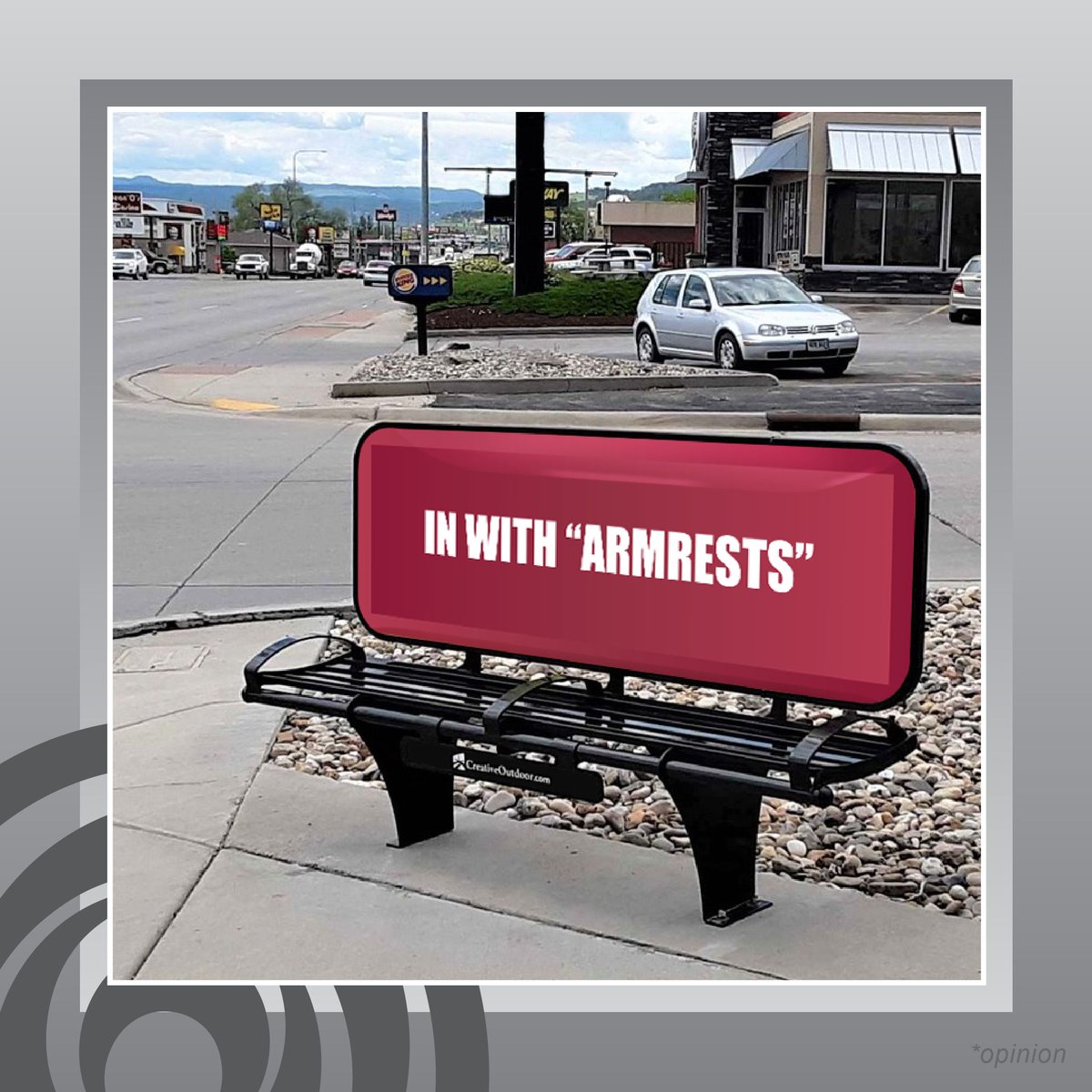 Soon, the out-of-state, monopolistic company hand-picked by Omaha Parks will replace the current bus benches with anti-houseless, nonconforming benches with “armrests”. Benches along Dodge St. will be the first. 🚏🚌 omahabusbench.com #OmahaBusBench #OOH #LocalBenchesFirst