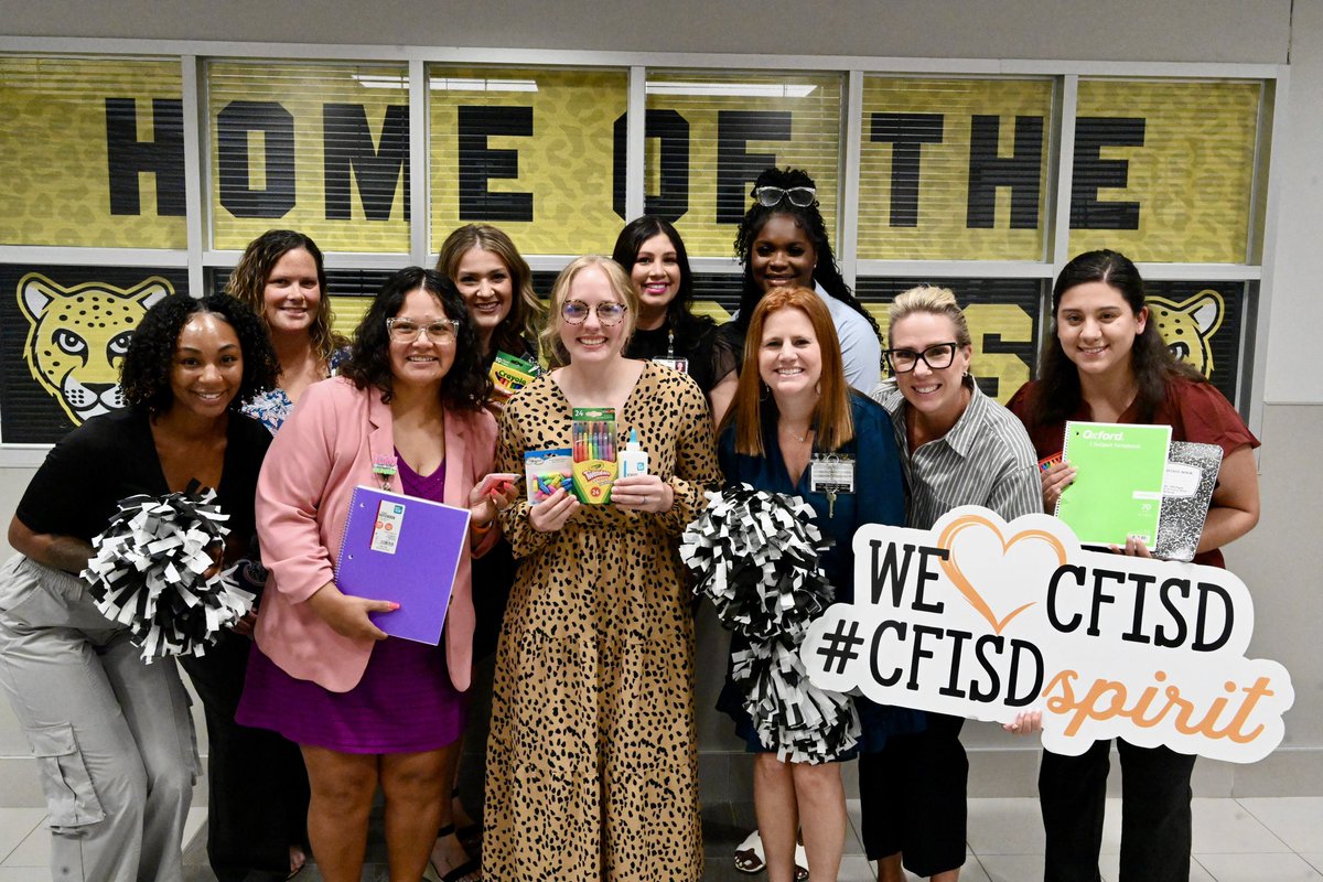 Brittney Barksdale (@cfisdbrittneyb) on Twitter photo A big special thanks to business partner Percheron for donating back to school supplies to <a href="/CFISDAndre/">Andre' Elementary</a> today! #CFISDspirit š A big special thanks to business partner Percheron for donating back to school supplies to <a href="/CFISDAndre/">Andre' Elementary</a> today! #CFISDspirit š