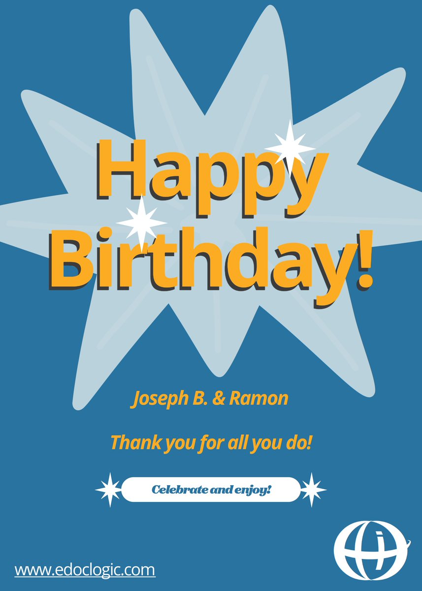 eDOCInnovations's tweet image. Sending a big birthday shout-out to all our amazing team members celebrating their special day this month! Wishing you all a year filled with joy, success, and happiness. 

#eDOC #CheckLogic #DigitalTransactions #SignAnywhere #eSignatures #eDOCSignature