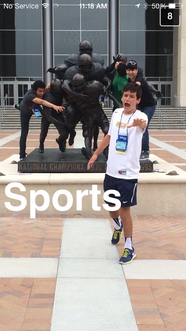 schwagerTV's tweet photo. Following in my footsteps as the OG Bullis athlete @ARIAraps https://t.co/7s6Vh9vklz
