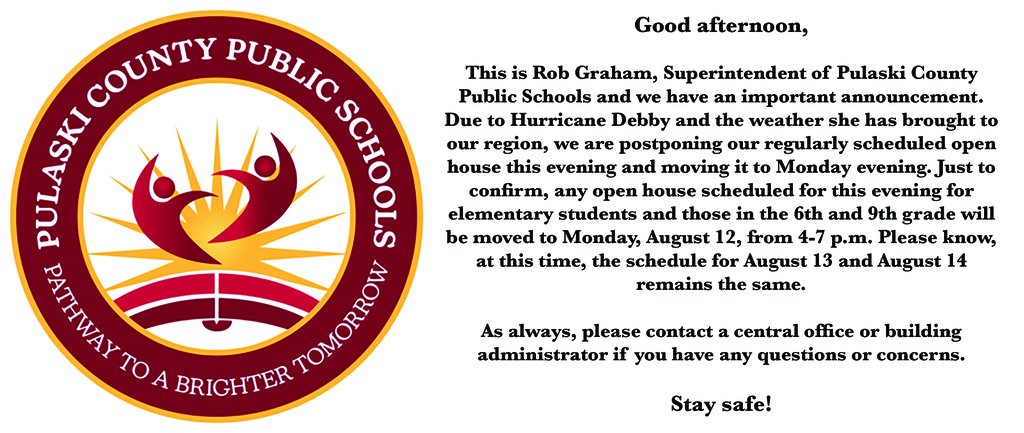 Pulaski County Public Schools tweet media