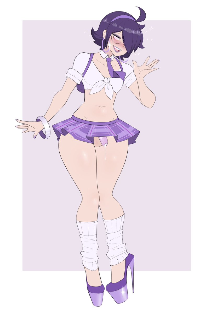 twinkmaniac's tweet photo. 💜Your fav Hex Maniac that is submissive and breedable

💜Never won a battle

💜Always mistaken for a girl

💜Sells milk

💜Has a 3 inched penis and perky nipples

💜Is 4’10 ft

💜 &amp; ♻️the 📌 

#lewdrp #pokemonrp #nsfwrp #femboy https://t.co/Nx53NlTokR