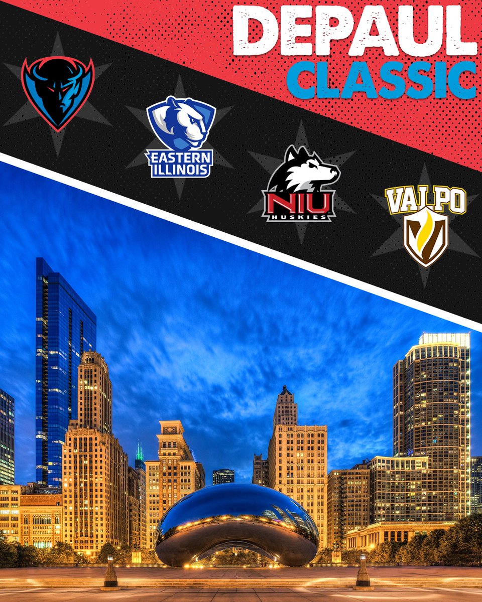 Eastern Illinois Athletics (@eiu_panthers) on Twitter photo The <a href="/eiubasketball/">EIU Men’s Basketball</a> team will play in the DePaul Classic MTE event in late November this season.
Event will see the Panthers playing road games at DePaul (Nov. 19)and Valparaiso (Nov. 24) while EIU will host Northern Illinois (Nov. 29).
Release 🏀🗓️👀⬇️
eiupanthers.com/news/2024/8/8/… The <a href="/eiubasketball/">EIU Men’s Basketball</a> team will play in the DePaul Classic MTE event in late November this season.
Event will see the Panthers playing road games at DePaul (Nov. 19)and Valparaiso (Nov. 24) while EIU will host Northern Illinois (Nov. 29).
Release 🏀🗓️👀⬇️
eiupanthers.com/news/2024/8/8/…