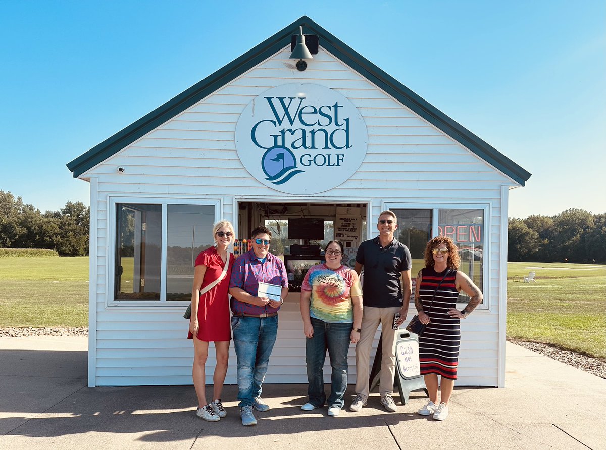 Fore! ⛳️ Some Associates of our Krause Group Brand team took a swing at some fun during an offsite outing at West Grand Golf! Nothing like a little friendly competition and team bonding on the green. #TeamKrause #WorkAndPlay