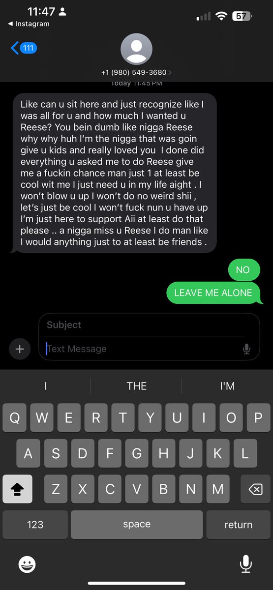 omgreesee's tweet photo. does anyone else have an ex who constantly makes fake social media accounts or new #’s all the time to contact them?? 😭😭 like it’s actually so insane https://t.co/tP1nrPMLEb