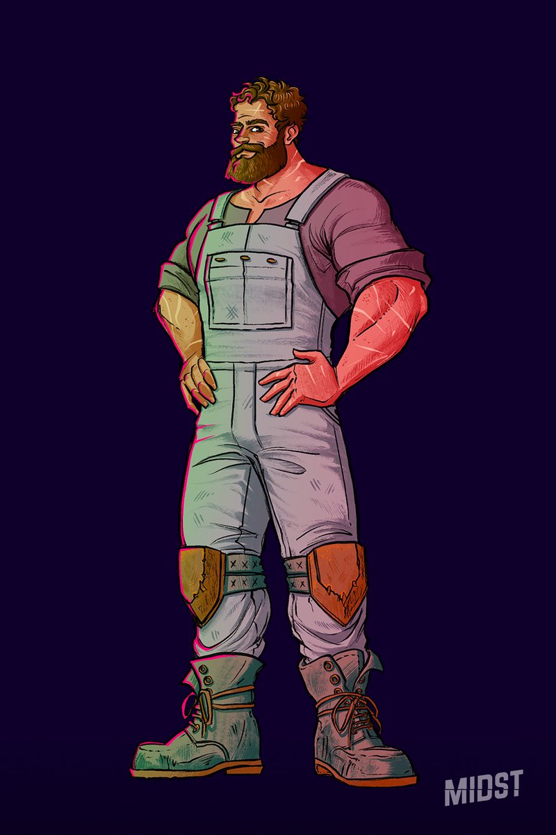 MEET THE FACES OF #MOONWARD! 🌔🛰️

DUSTY RIVERS is played by MATT ROEN!

[ Art by Sara Wile 🎨 ]

#MIDSTSpoilers
