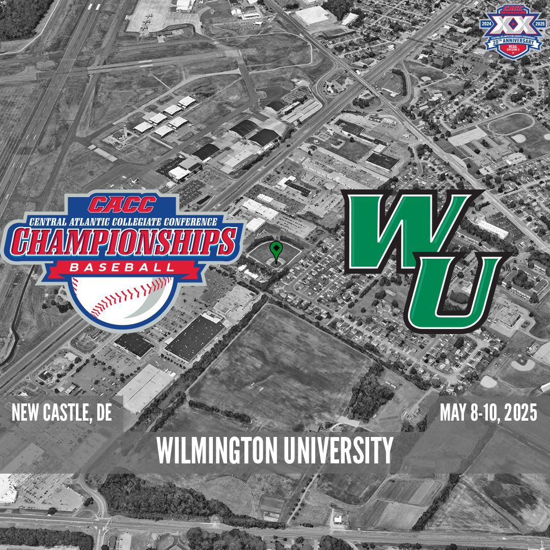CACC01's tweet photo. Wilmington University has been chosen to host the 2025 #CACC Baseball Championship!

@WilmuAthletics https://t.co/CrJlGw3DEI