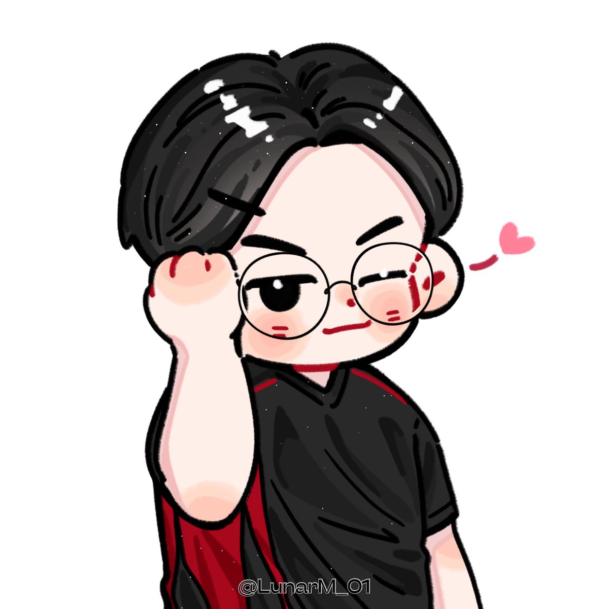 LunarM_01's tweet photo. 😉>❤️

#Gumayusi #구마유시 #T1WIN #T1Fighting https://t.co/VCDFD8aGk0