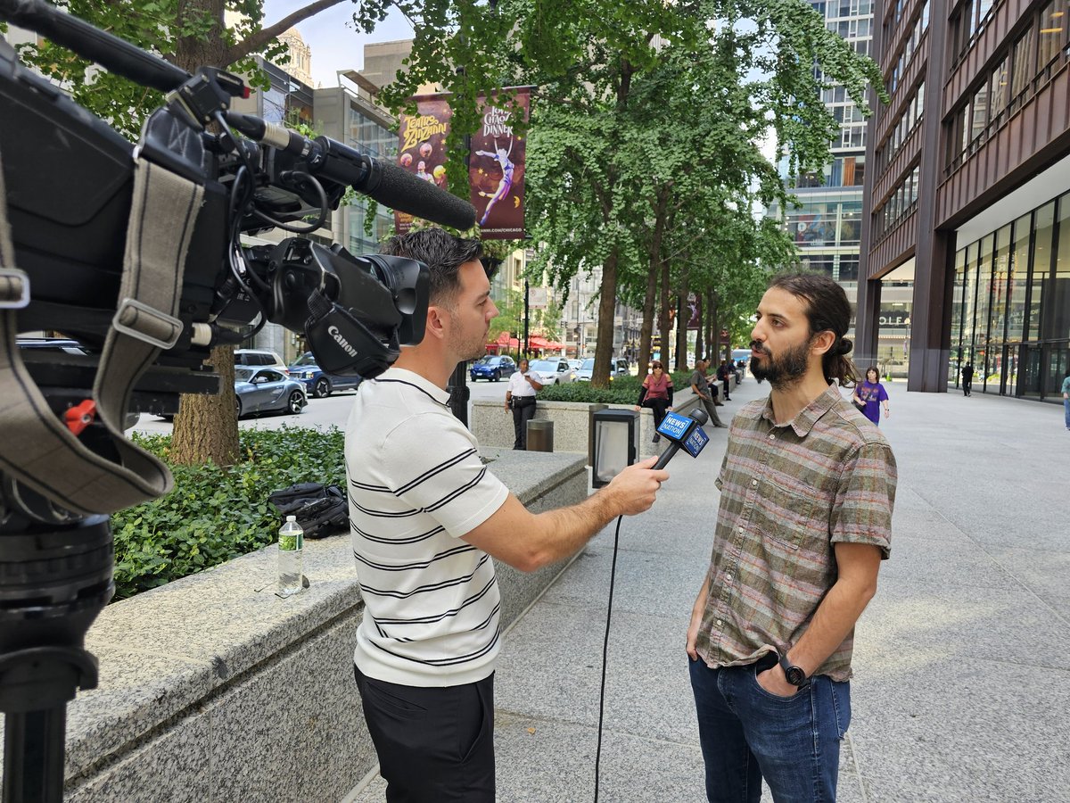 USPCN's Muhammad telling <a href="/NewsNation/">NewsNation</a> that we, <a href="/CAARPRNow/">The Chicago Alliance</a> &amp; <a href="/MarchOnDNC2024/">March on the DNC 2024</a> reject racist <a href="/ADL/">ADL</a> &amp; <a href="/JUFChicago/">Jewish United Fund</a> attacks on our communities &amp; plans to march on the DNC.

ADL &amp; JUF support Israeli #GazaGenocide against Palestinians &amp; we are calling to stop it! #EndUSAidToIsrael