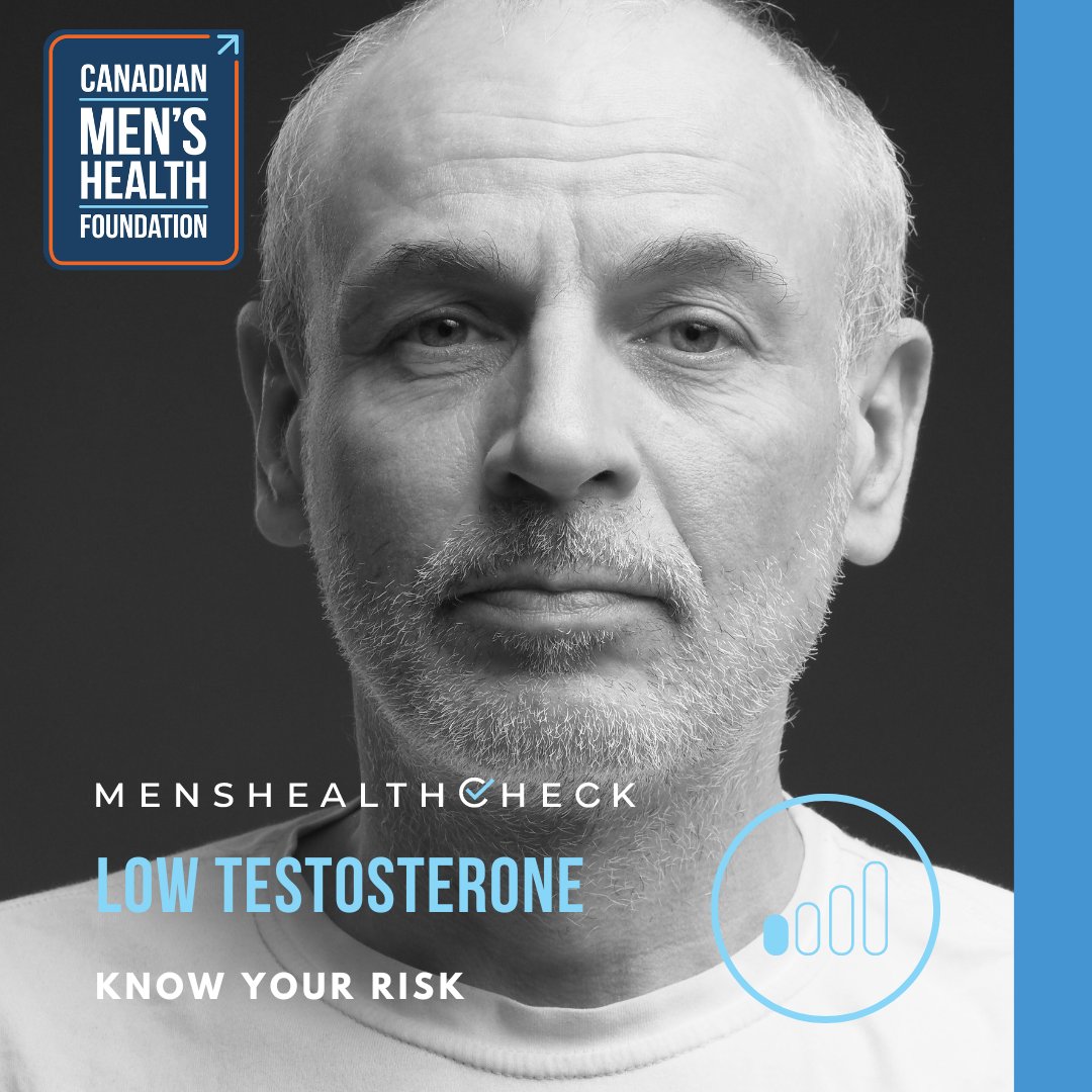 menshealthfdn's tweet photo. Low testosterone can lead to decreased energy and sex drive, increase in body weight, and other symptoms.
Find out if you are at risk in 10mins with the free & anonymous Mens Health Check tool.
https://t.co/Kn57M9YtP3
#KnowYourRisk #MensHealthCheck #testosterone https://t.co/DS3oc4l78f