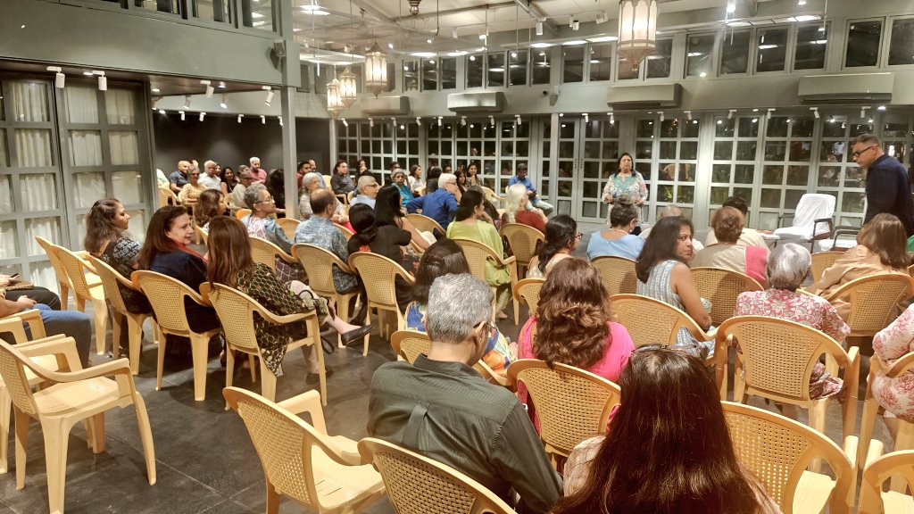 Heartfelt thanks to Hemu Ramaiah for arranging a superb book launch at The Folly, Amethyst, Chennai! It was wonderful to be in conversation with <a href="/JayakumarNavin/">Navin Jayakumar</a>, who had also done the honours during the release of Q&amp;A in 2005. The attentive audience made it even more special.