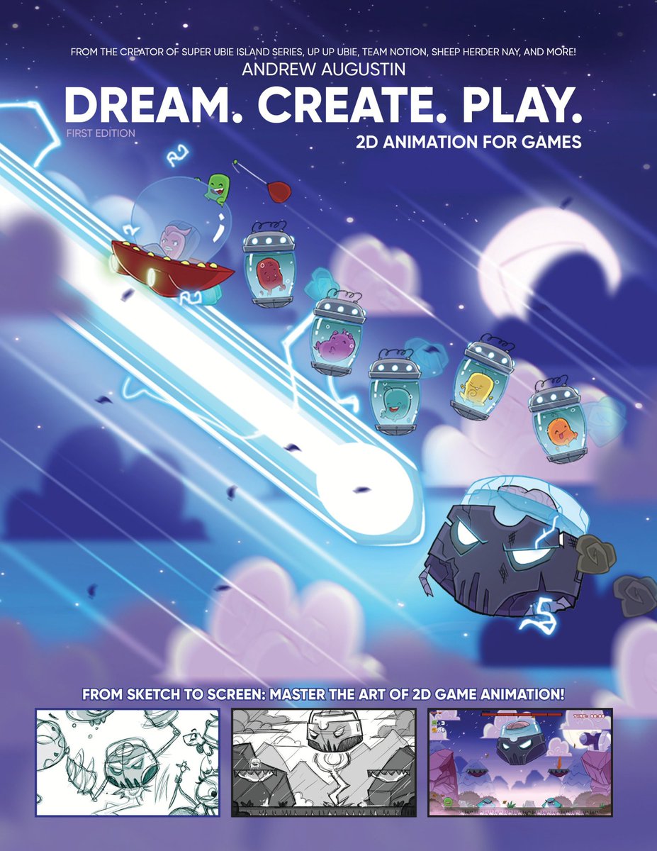 🎮✨ "Dream. Create. Play." takes you from sketches to stunning 2D animations. Perfect for all skill levels, this book will elevate your animation game!

he.kendallhunt.com/product/dream-…

#gamedevelopment #animation #2D