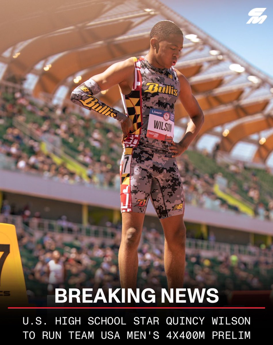 Breaking: The Kid got the Call.. 

Bowie, MD resident and DMV native, 16-year-old Quincy Wilson has been called up by USA Track to lead off in the 4x400m relay.   

Wilson, will make history as the youngest male member of Team USA’s track and field team in Olympic history.