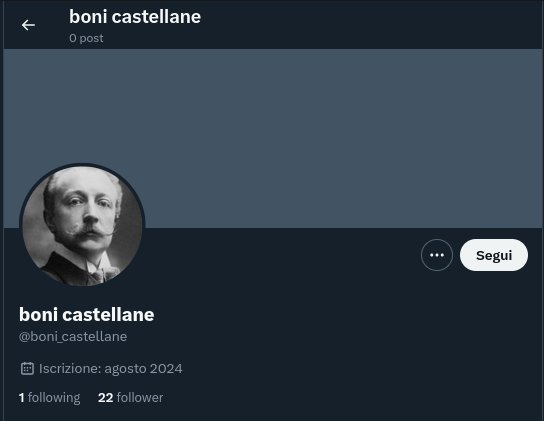 Beceri e sinistri non reggono il confronto con ciò che gli è superiore. I rivoluzionari credono di essere eroi, invece vogliono solo eliminare il termine di paragone di fronte al quale la loro vacuità sarebbe evidente. #freeBoniCastellane