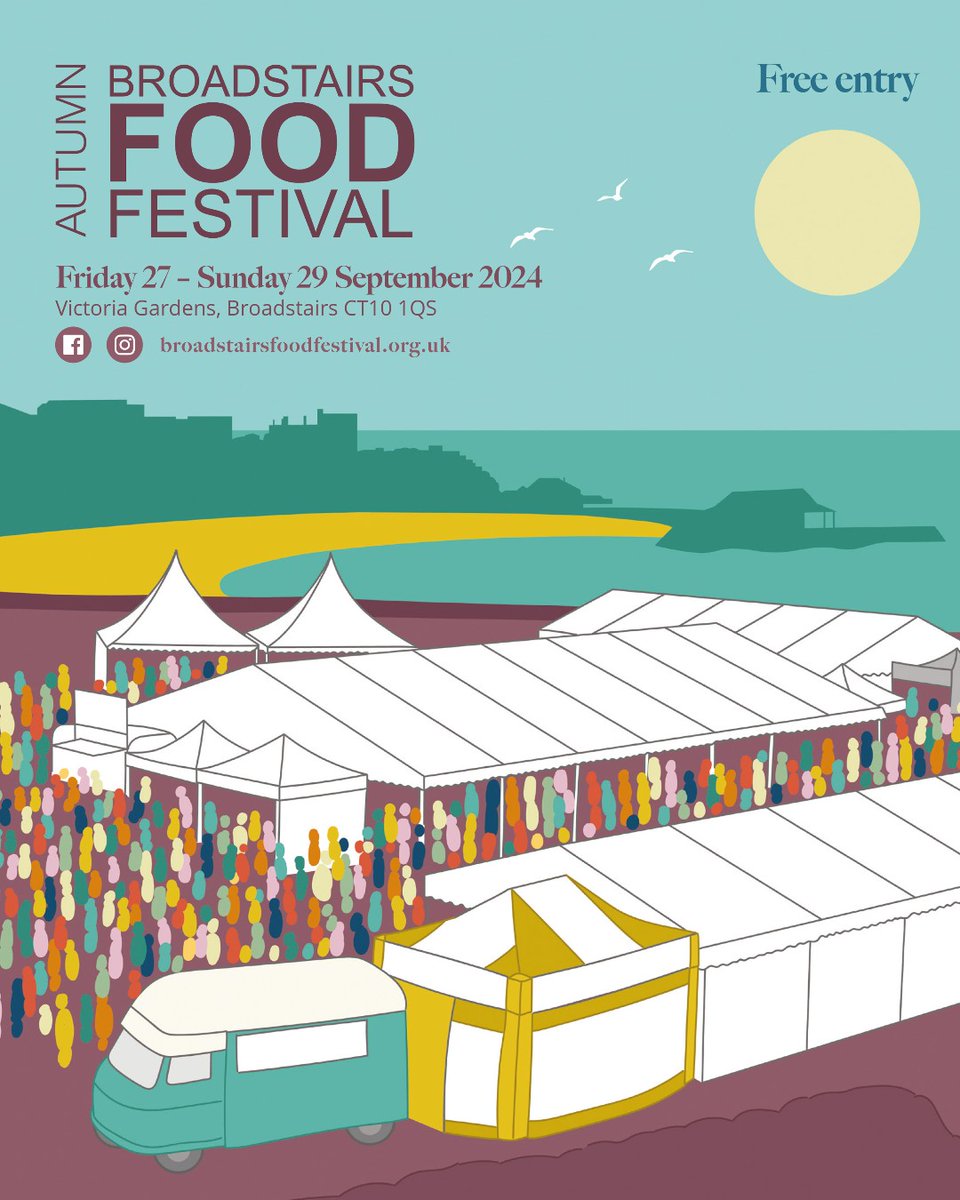 Broadstairs Autumn Food Festival 🍁

Festival programmes are printed and ready for distribution next week 😍

We have an an exciting PRIZE DRAW going live this weekend, 2 evening dinners, a plethora of foodie goodness in our Festival Theatre!

#broadstairsfoodfestival