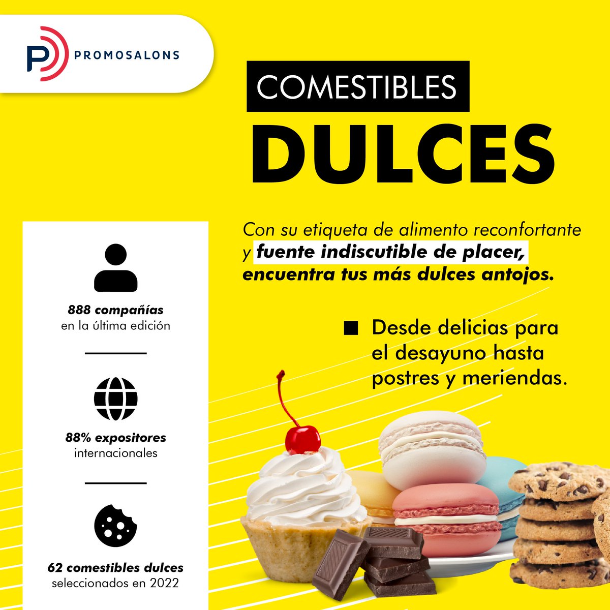 promosalons_col's tweet photo. 🚪¡Tu puerta de entrada al mundo de los comestibles salados, dulces y delicatessen!

🤔¿Buscas expandir tu negocio a nuevos mercados y conectar con compradores internacionales? Regístrate a SIAL Paris 2024 ahora, haz clic en este enlace: https://t.co/sZBzAadYsR https://t.co/Lvhi4vrYo7