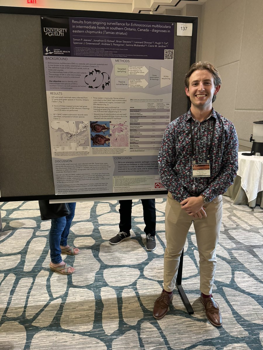 Had a terrific time at this year’s #AAVP meeting in Atlanta, GA. This was my first experience presenting at a conference and it was a blast. Hope to be back next year with more Echinococcus work