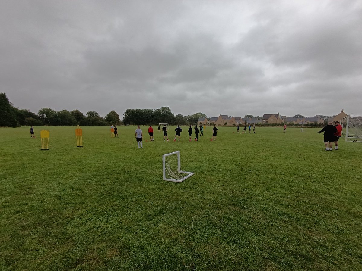 Horrible wet night but great numbers at training tonight.