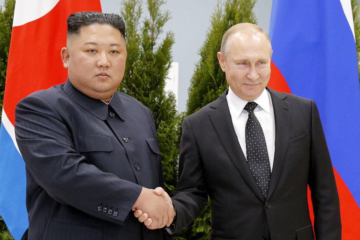 vivalibre04's tweet photo. 🇰🇵 🇷🇺 El líder supremo de Corea del Norte, Kim Jong Un, dice que Rusia no está sola. https://t.co/331RDyrKf4