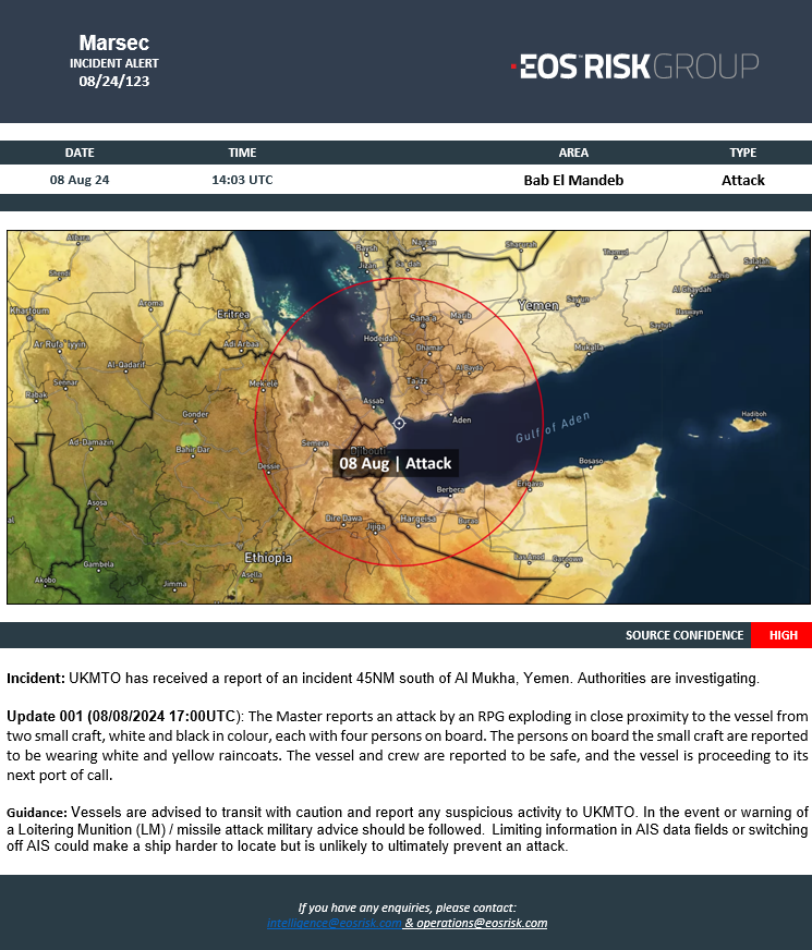 Red Sea 🚨

Houthi RPG Attack the Red Sea.

Yemen, particularly Houthi-held Hodiedah is suffering inclement weather and subsequent flooding.

Maybe the Houthis are unable to launch in such poor conditions.