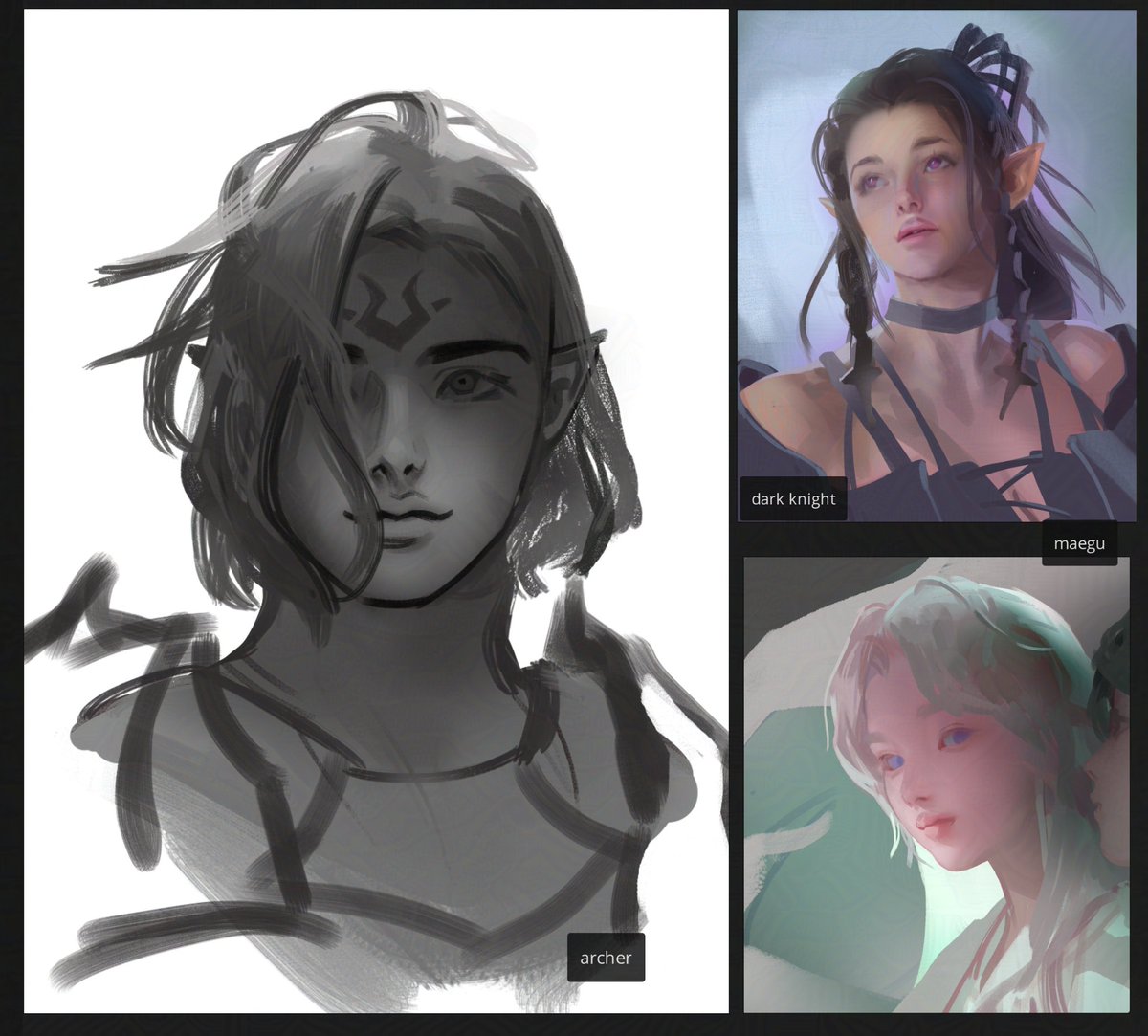 amreioart's tweet image. black desert online 
(old assorted fanart)