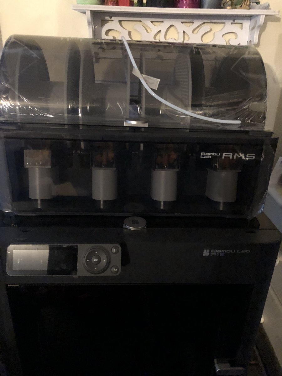 battousaid1's tweet photo. Got the ams unit for the p1s now time to start some multi color prints https://t.co/5O2rud4AXH