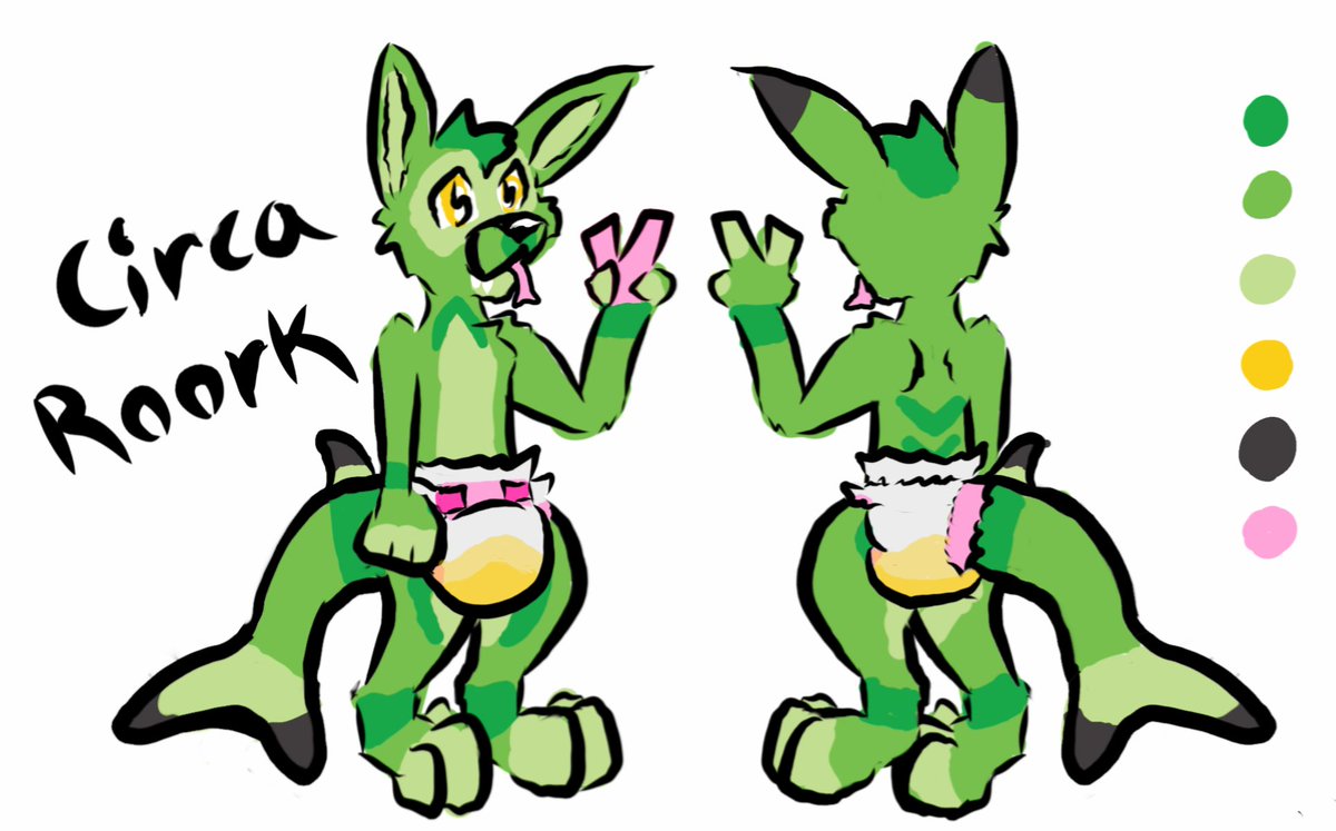 CubbyAdventure's tweet image. Making quick silly stickers for my new character shift &amp;lt;3 I've been quiet on social media about it but I'm changing my personal fursona design. This doesn't mean my original roo doesn't still hold a special place in me just, but I needed a change of pace after 15 years &amp;lt;3