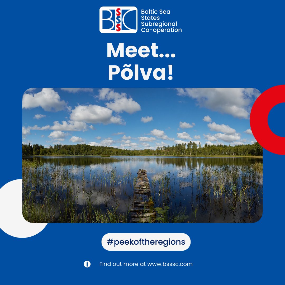 Meet...Põlva!
📍 705.9 km² with 13,339 residents
🏞️ At the Orajõgi River, offers stunning nature and lots of activities around the Taevaskoja nature park
 🎭 Hosts year-round events at historic venues
🏂 Winter fun awaits at Mammaste Sport Centre
#Estonia #BSSSC #peekoftheregions