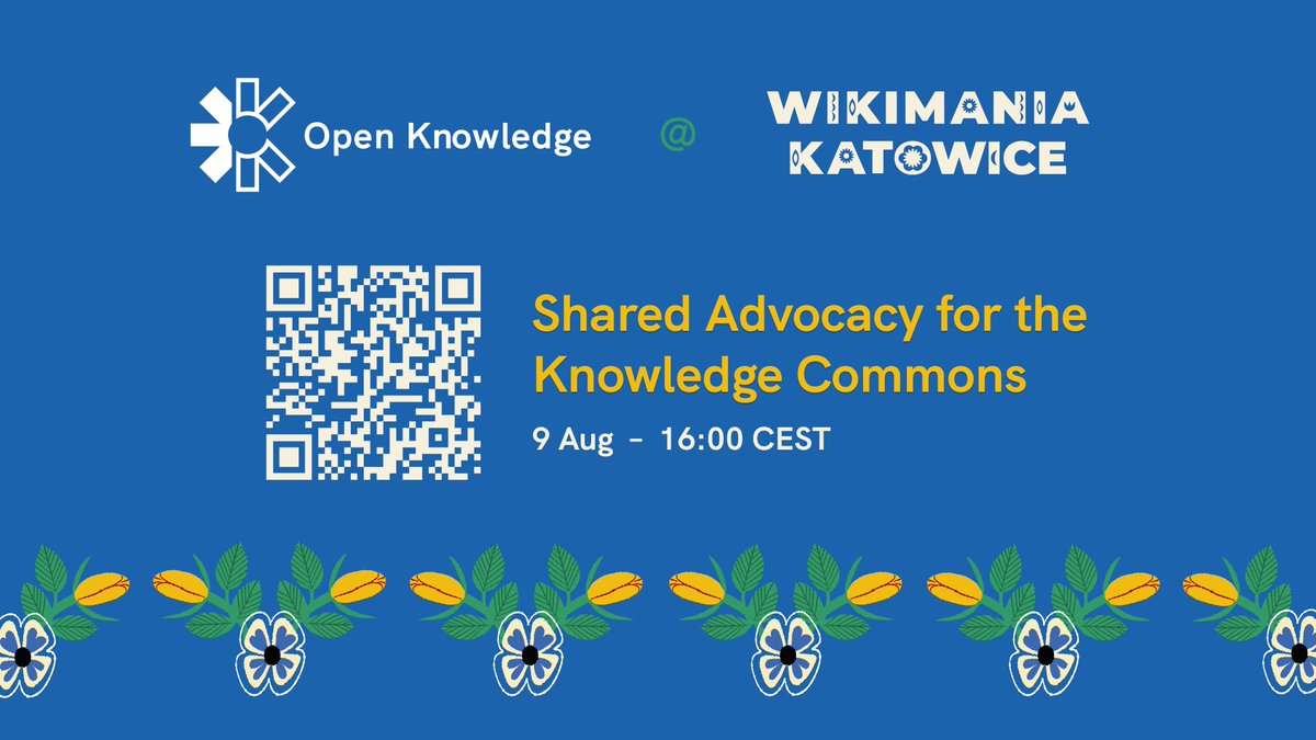 OKFN's tweet image. ✊🏾 Last Monday we promoted #CommonsCause to identify a common advocacy agenda for the #KnowledgeCommons. Today is the day to share and discuss the results.

w/ @JocelynMiyara @alicjapeas @pdelboca @OpenClimateCamp

👉🏾 Streaming with interpretation: wikimania.eventyay.com/2024/talk/ANSV…
