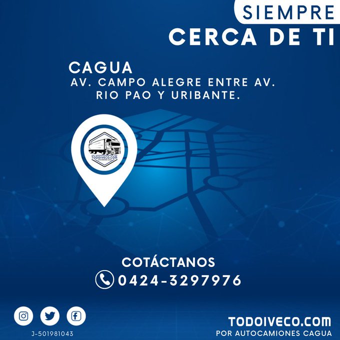 Visítanos en la antigua carretera nacional de Cagua Villa de Cura, Av. Campo Alegre entre la Av. Rio Pao y Uribante.

📲 Contáctanos a través de Whatsapp: 0412-7089963

#ivecovenezuela #venezuela #concesionario #camion #arc #Aragua