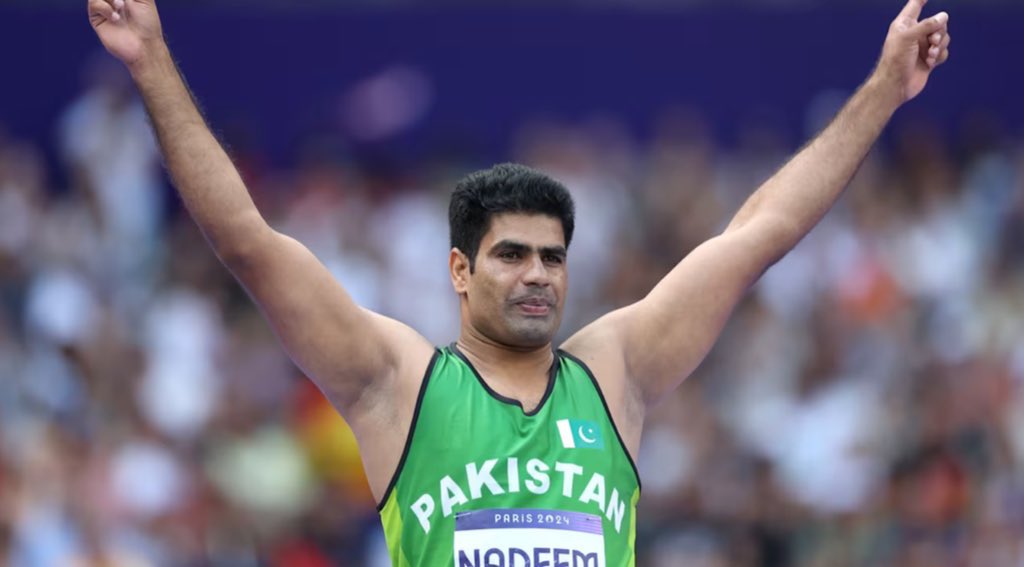 RashidAli31's tweet photo. Our one and only hope @ArshadNadeemAth 

#OlimpiadasParis2024 #Parigi2024 #gold #Paris2024 https://t.co/FvQfNA2ps2
