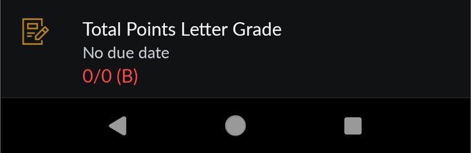 HA!! AND YHE PROFESSOR TOLD US IT WAS 'RARE TO CHANGE YOUR LETTER GRADE THIS LATE INTO THE YEAR'!! Finally<a href="/tag/mvsales"class="tags"><span>#mvsales</span></a>