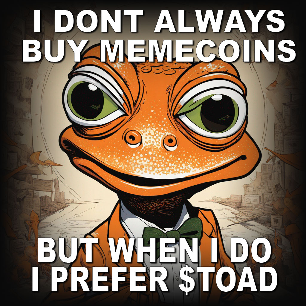 PigHits's tweet photo. @ElonMuskPDA $TOAD is my #memecoins pick that will go #1000x this year.

@ToadS0L
https://t.co/6566O37Rxw

#memecoins #solana #PEPE #WIF #CWIF #CATDOG #SHIB #BONK #1000x #500x #Crypto https://t.co/unNqx8DMOj