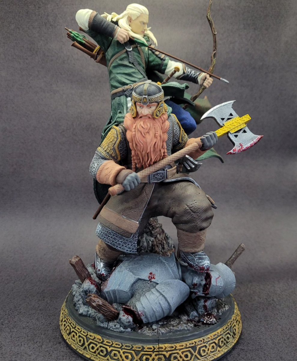 roxarko's tweet photo. Quando a arte dá trabalho a gente tem que biscoitar! Estátua de 25cm, impressa em resina e pintada à mão
#RPG #lordoftherings #3Dprinting https://t.co/5I3K01sQRf