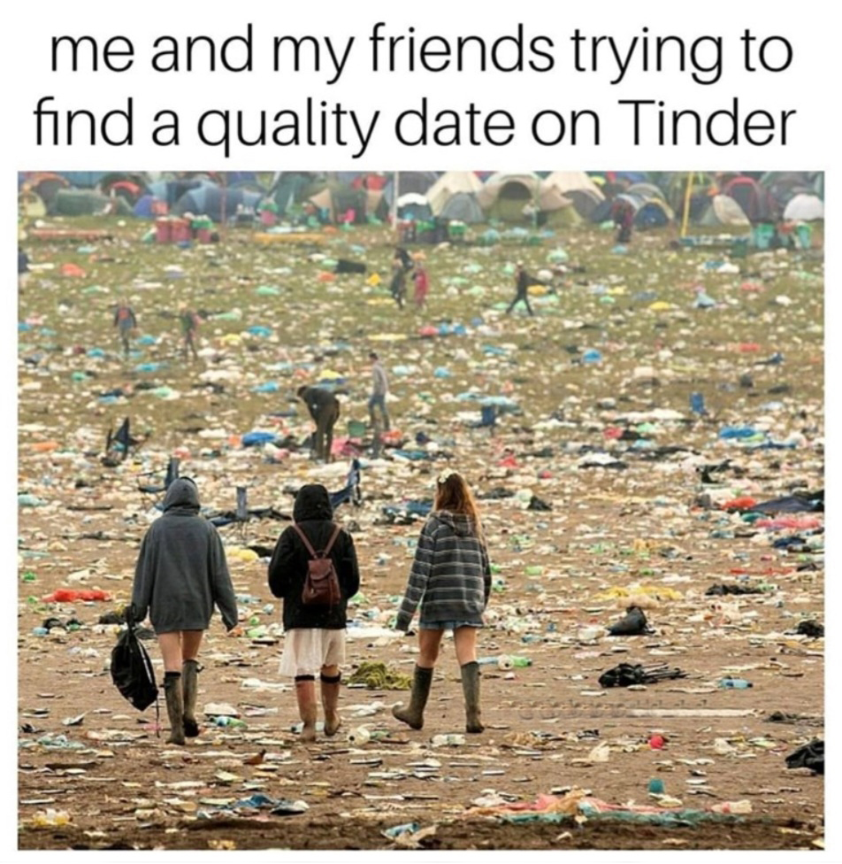 Our AI-powered matchmaker sorts through the trash so you don't have to...
#dating #love #memes