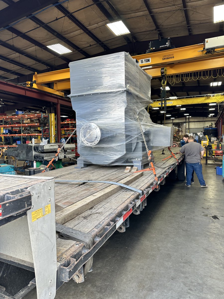 DC Motor repairs are our specialty!  A 1,000HP DC <a href="/GeneralElectric/">General Electric</a> motor heading for a Steel plant!

#airhydropower #generalelectric #electricmotor #motorpump