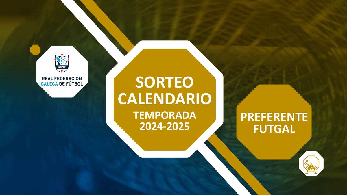 🔴 𝐎𝐅𝐈𝐂𝐈𝐀𝐋 | Calendario da PREFERENTE FUTGAL

🏰 A sede federativa de Santiago de Compostela albergou este xoves o sorteo do calendario da categoría

🔛 Arrinca a fin de semana do 7-8 de setembro

🔗 buff.ly/3AaVYQ4

#PreferenteFutgal