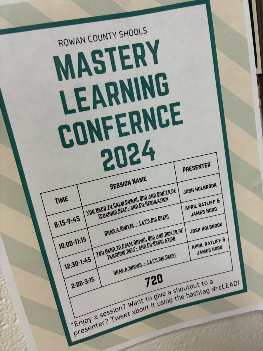 BrandyCarver's tweet photo. Celebrate Teacher Voice and Choice with @RowanSchools Mastery Learning Conference! 151 Teachers, 48 Sessions, 26 Presenters…Huge Success!  #rcLEAD #teamrowan💚 #itsagreatdaytobeaviking #ShowUpTogetherRC https://t.co/wUVXwp4vwU