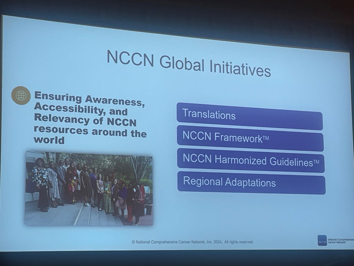 shilpaonc's tweet photo. #BCANTT24 A great overview by @TomFlaigMD, chair of @NCCN #BladderCa guidelines on the process, adaptability, global implementation of the robust guidelines. ~50% use outside of US where many tx not even available/accessible. 
@apolo_andrea @BladderCancerUS @DrRosenbergMSK https://t.co/YSlFTD0eGL