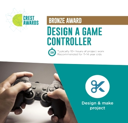 CRESTAwards's tweet photo. With the summer holidays in full swing, why not combine gaming with science? With the Bronze #CRESTAward young learners will design an ergonomic games controller, involving engineering and design! 🎮

Try it out here: https://t.co/QnoWDrGbKg https://t.co/wRmm7gABKO