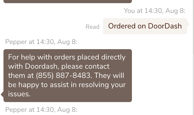 TheWriteDiff's tweet image. This is the dumbest thing ever. I ordered @ChipotleTweets through @DoorDash. The problem is with my order. It was incorrect — and I literally received HALF of my bowl. DoorDash had nothing to do with the problem. It&apos;s the restaurant.
