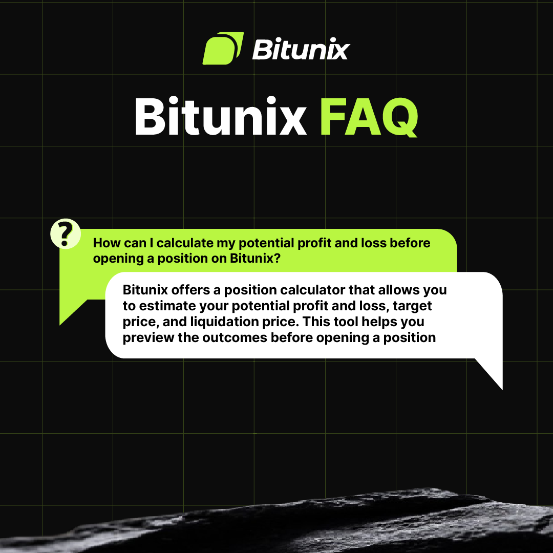 BitunixOfficial's tweet photo. Curious about #Bitunix?
We got you! Our FAQ section has all the answers you want to know π
#BitunixFAQ #PositionCalculator https://t.co/7r5Lt5mjNN