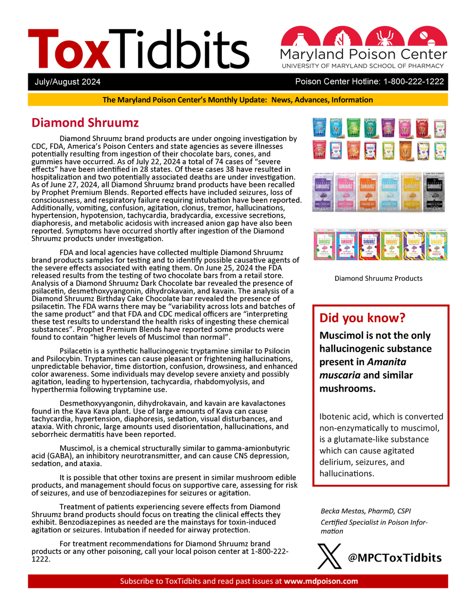 Our latest edition of ToxTidbits on Diamond Shruumz products, written by one of our CSPI's- bit.ly/DiamondShruumz…
